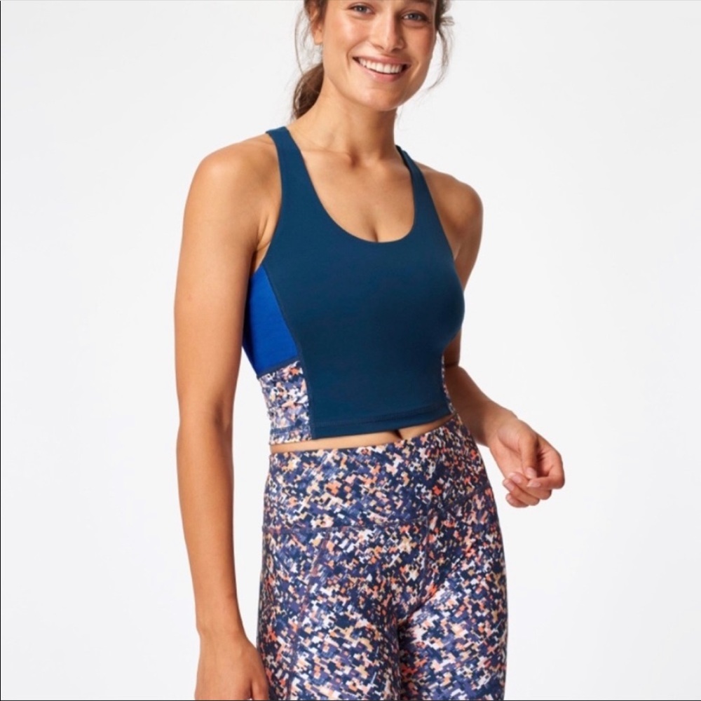 Sweaty Betty Power Crop Sports Bra Sz M
